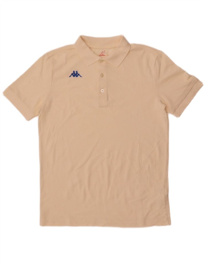 Camisa polo masculina Kappa médio algodão branco