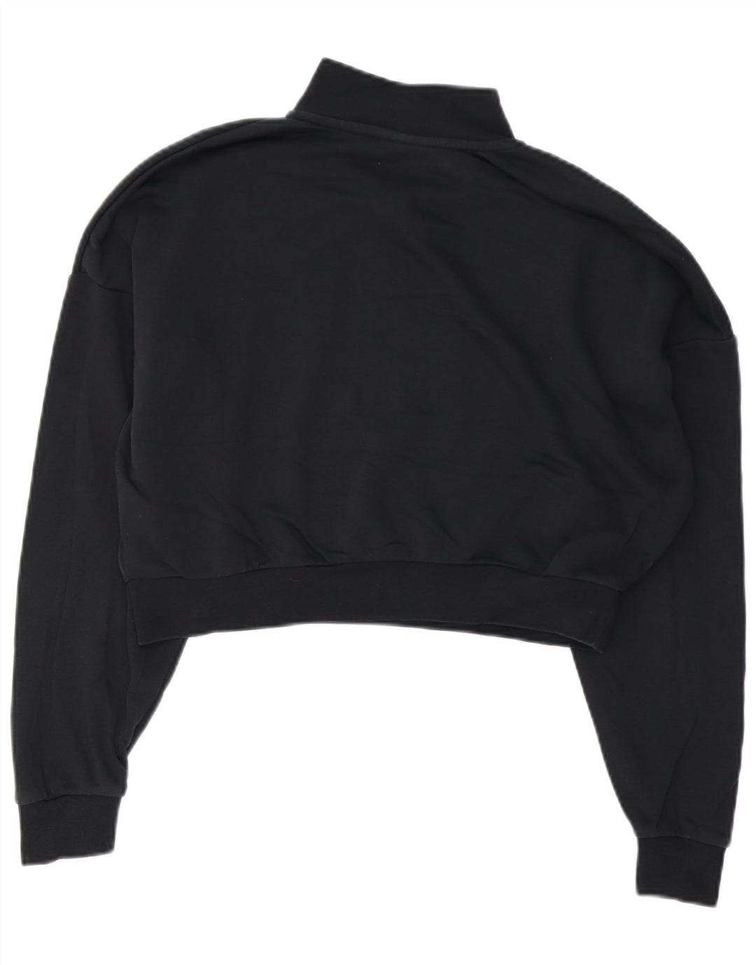 Moletom Nike feminino oversized com zíper e gola alta UK 14 médio preto