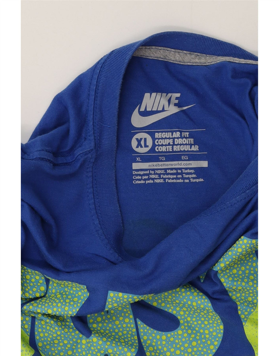 Camiseta Nike Masculina Regular Fit Graphic Top XL Azul