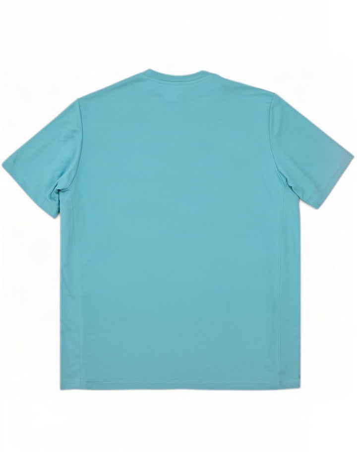 Camiseta gráfica masculina Umbro Top XL azul colorblock poliéster