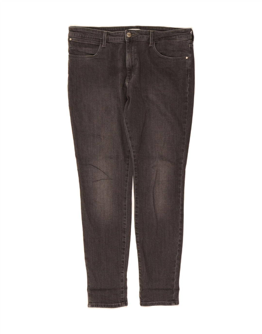 WRANGLER Womens Skinny Jeans W32 L32 Grey Cotton Vintage Wrangler and Second-Hand Wrangler from Messina Hembry 