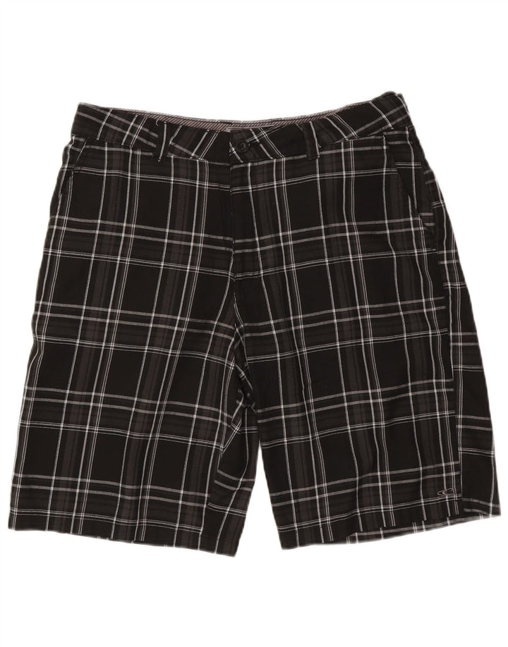 O'Neill Mens Chino Shorts W34 Grande Xadrez Preto