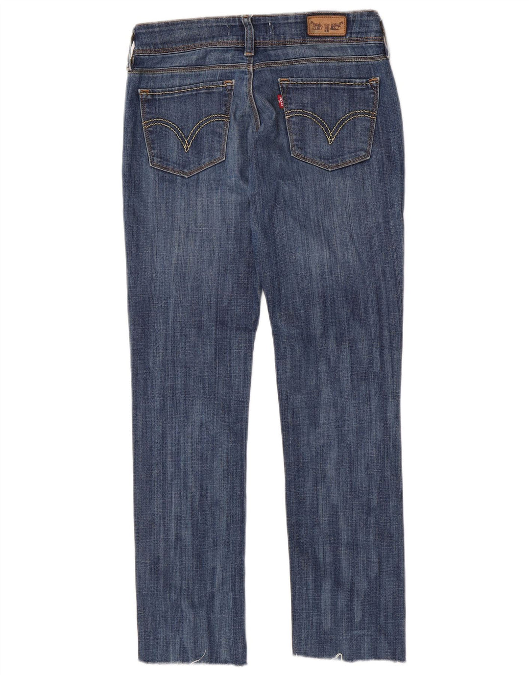 Calça jeans feminina Levi's 571 Slim W30 L28 azul algodão