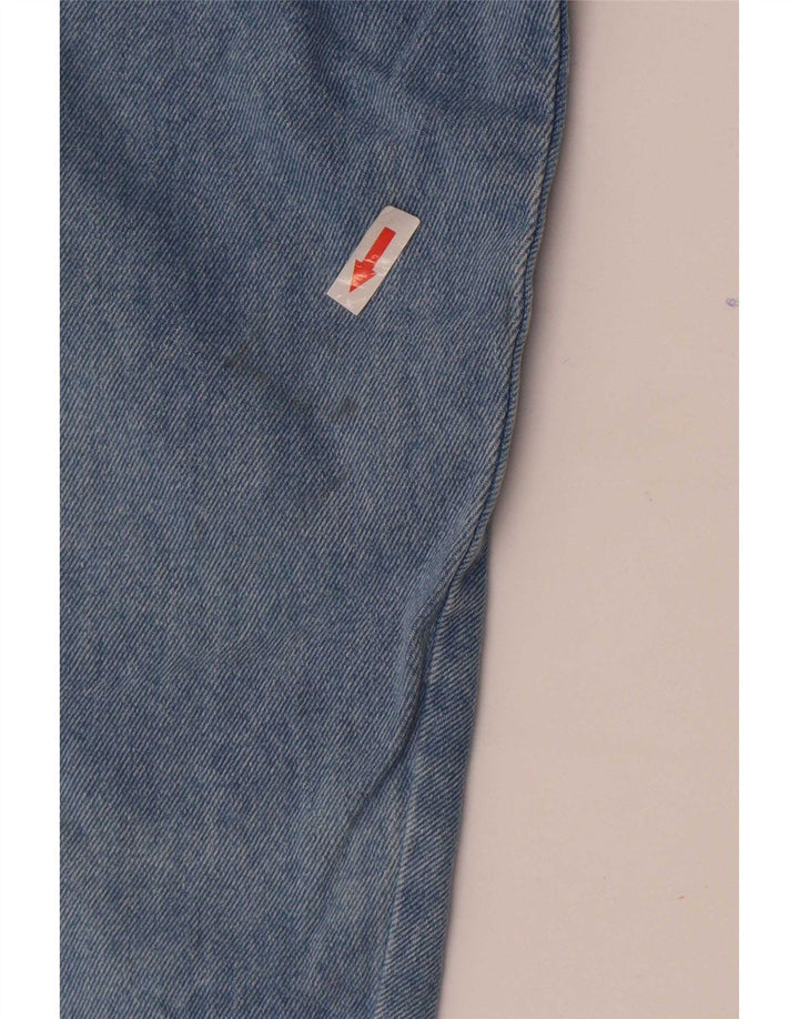 Jaqueta blazer jeans feminina POP 84 com 2 botões Reino Unido 10 azul pequeno