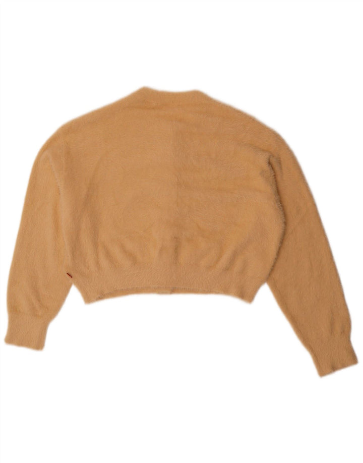 Suéter cardigã feminino LEVI'S UK 14 poliamida bege médio