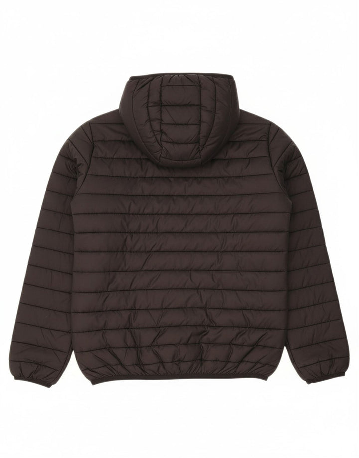 Casaco acolchoado com capuz GUESS Boys 11-12 anos preto poliéster