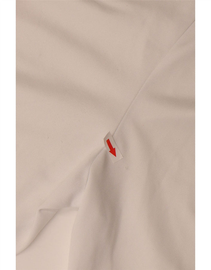 Shorts esportivos Adidas Boys Climalite 13-14 anos branco poliéster