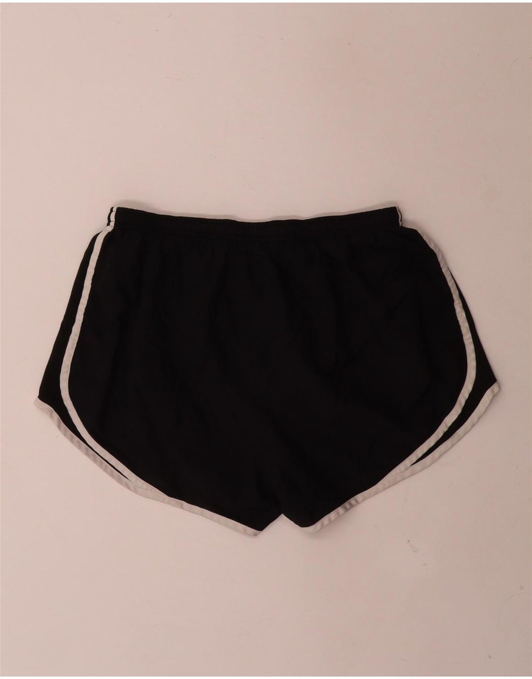 Shorts esportivos femininos Nike Dri Fit UK 16 grande poliéster preto