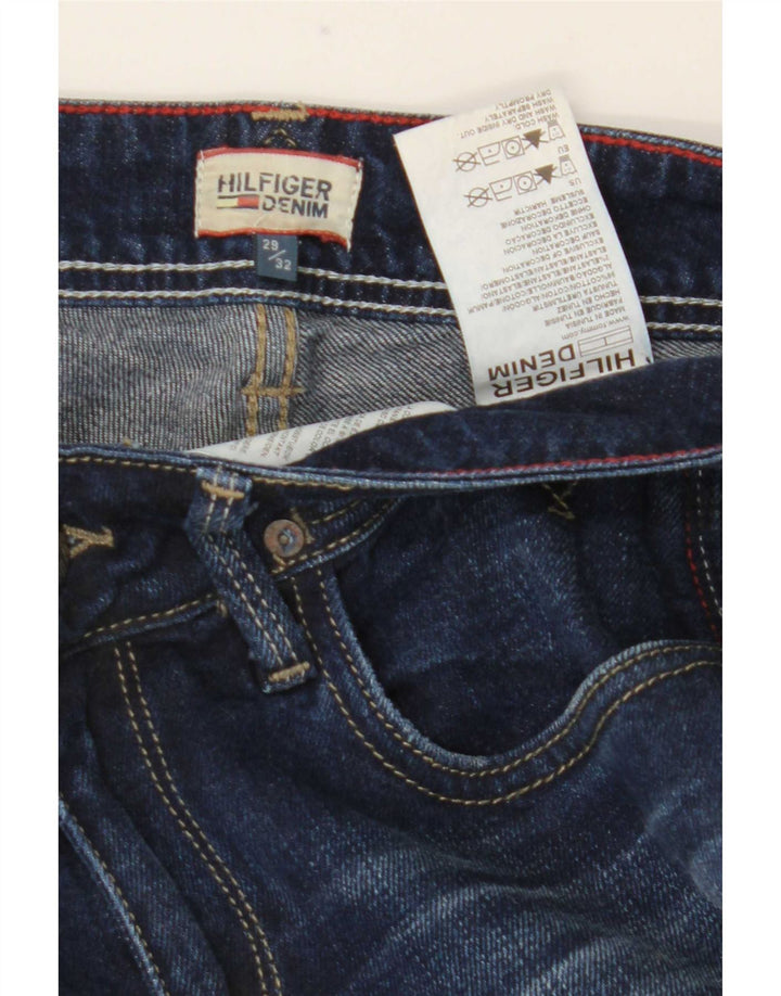 Jeans feminino Tommy Hilfiger Bootcut W29 L32 azul marinho algodão