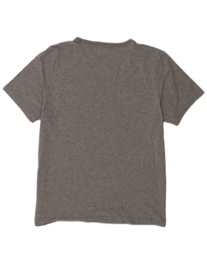 Camiseta masculina Puma Graphic Top grande algodão cinza