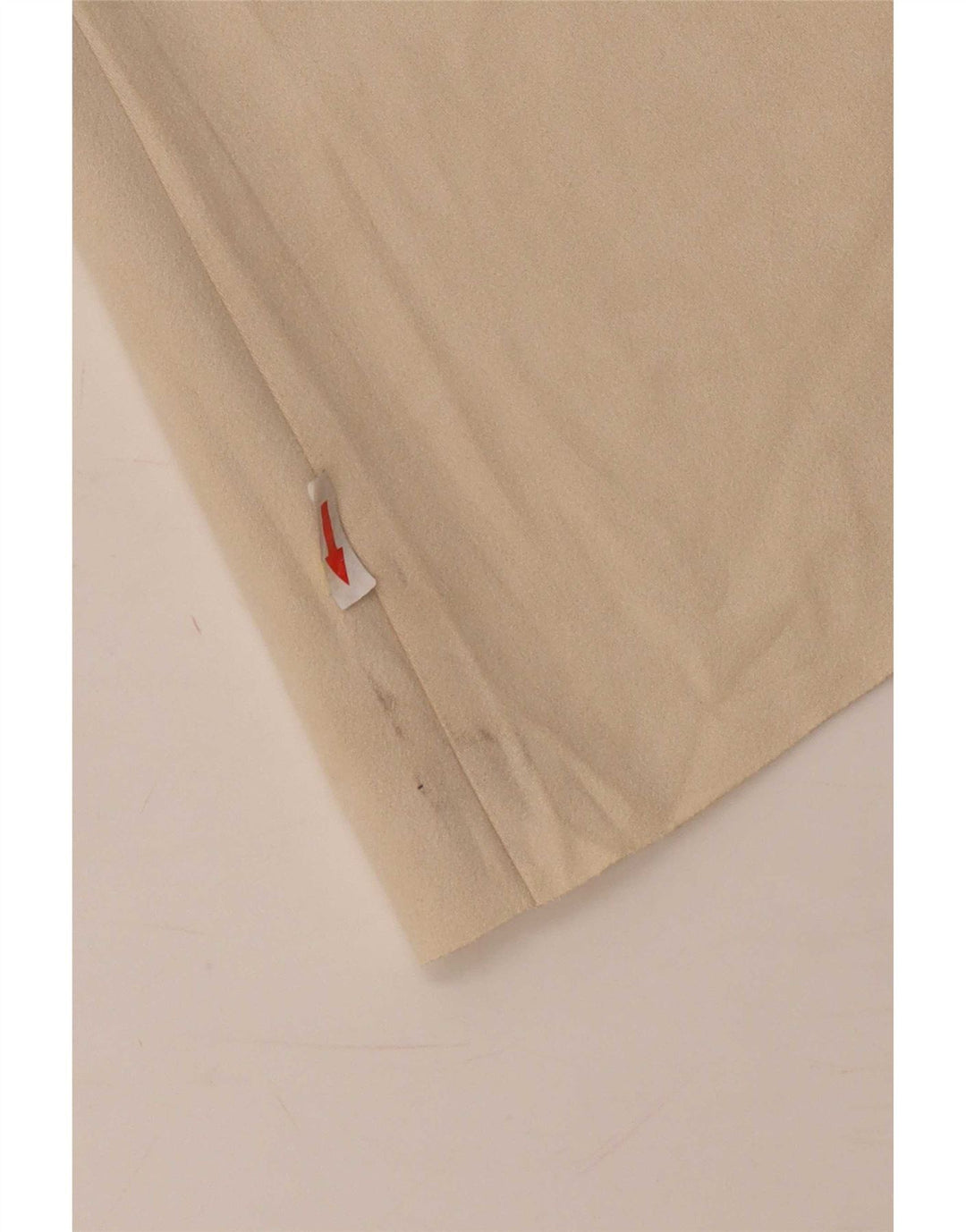 Mini saia feminina de camurça Zara XS W24 bege