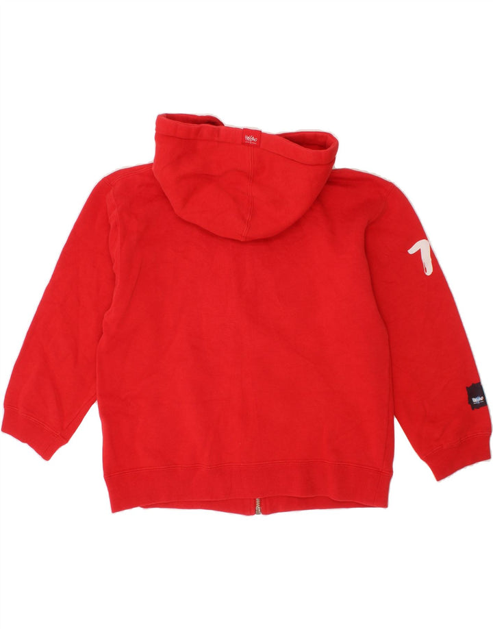 MOSSIMO Boys Graphic Zip Hoodie Sweater 6-7 Years XS Red Cotton Vintage Mossimo and Second-Hand Mossimo from Messina Hembry 