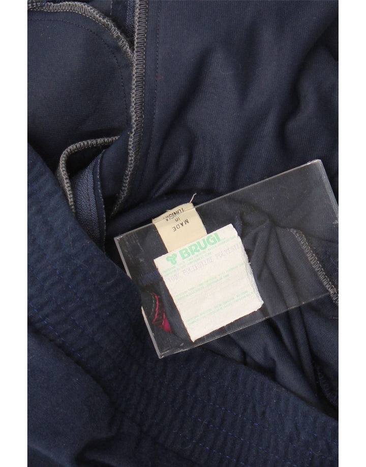 BRUGI Mens Treino Top Jaqueta Grande Poliéster Colorblock Multicolorido