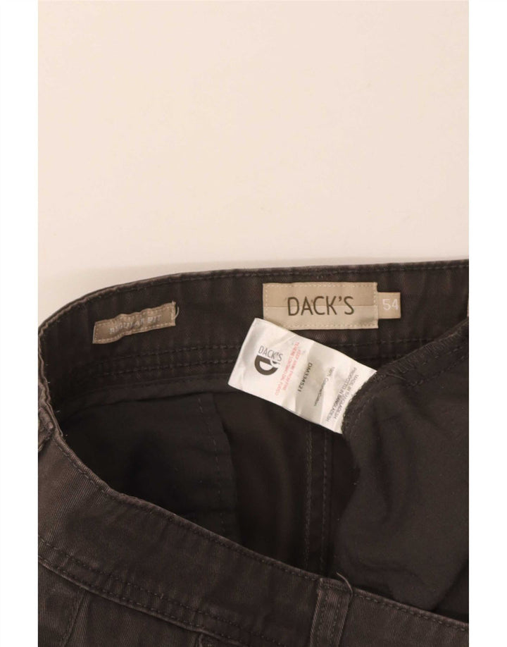 Shorts Chino masculino de ajuste regular da Dack IT 54 2XL W36 algodão marrom