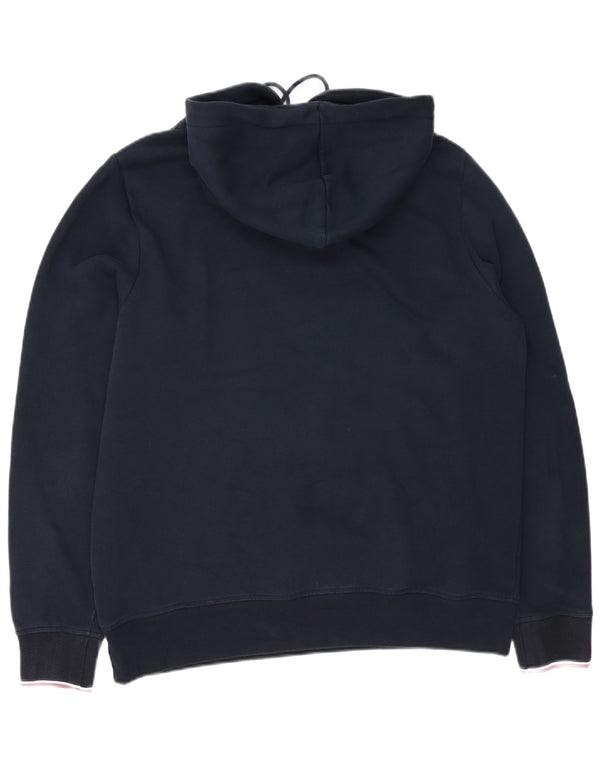 Jumper com capuz masculino Tommy Hilfiger XL azul marinho algodão