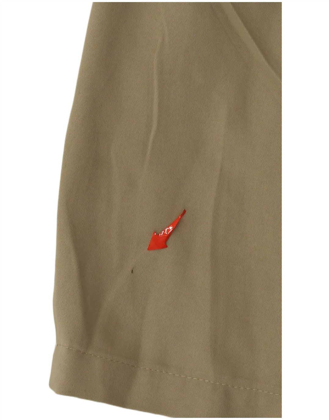 Izod Mens Chino Shorts W38 XL Poliéster Bege