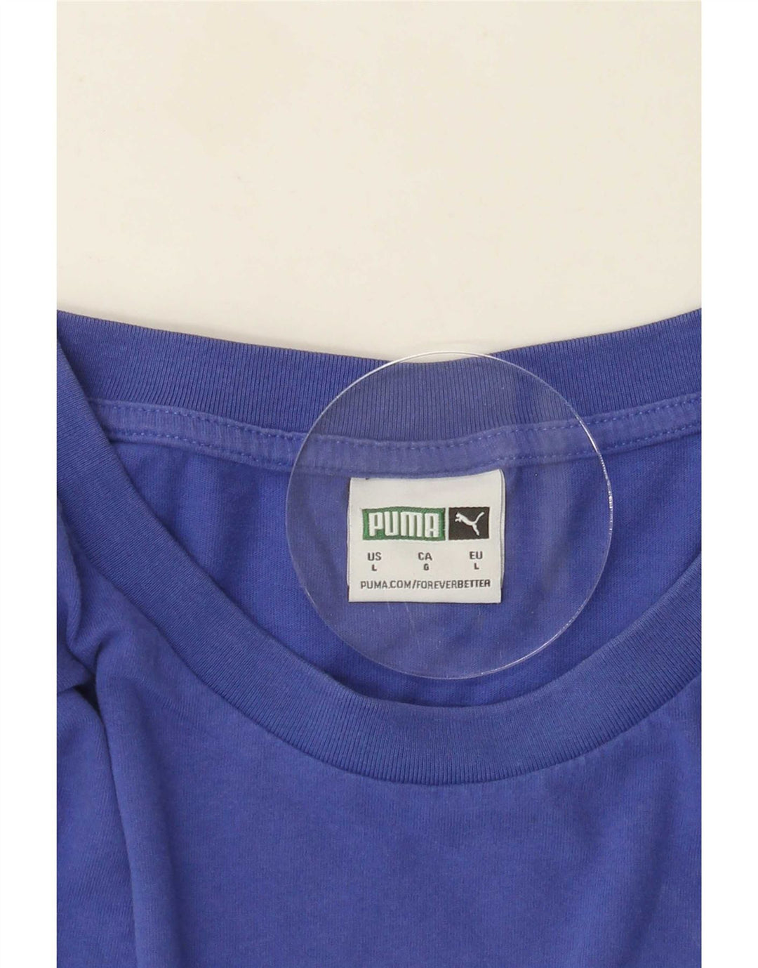 Puma Camiseta Masculina Top Grande Azul