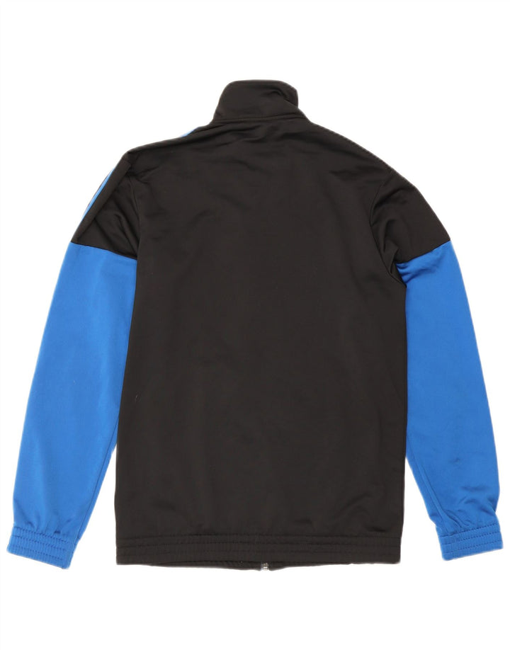 Adidas Mens Tracksuit Top Jacket UK 36/38 Pequeno Preto Colorblock Poliéster