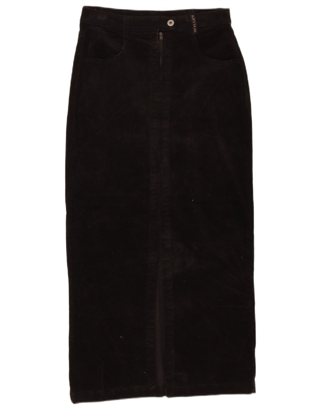 Saia feminina de veludo BLUE WILLI'S IT 38 XS W28 algodão marrom