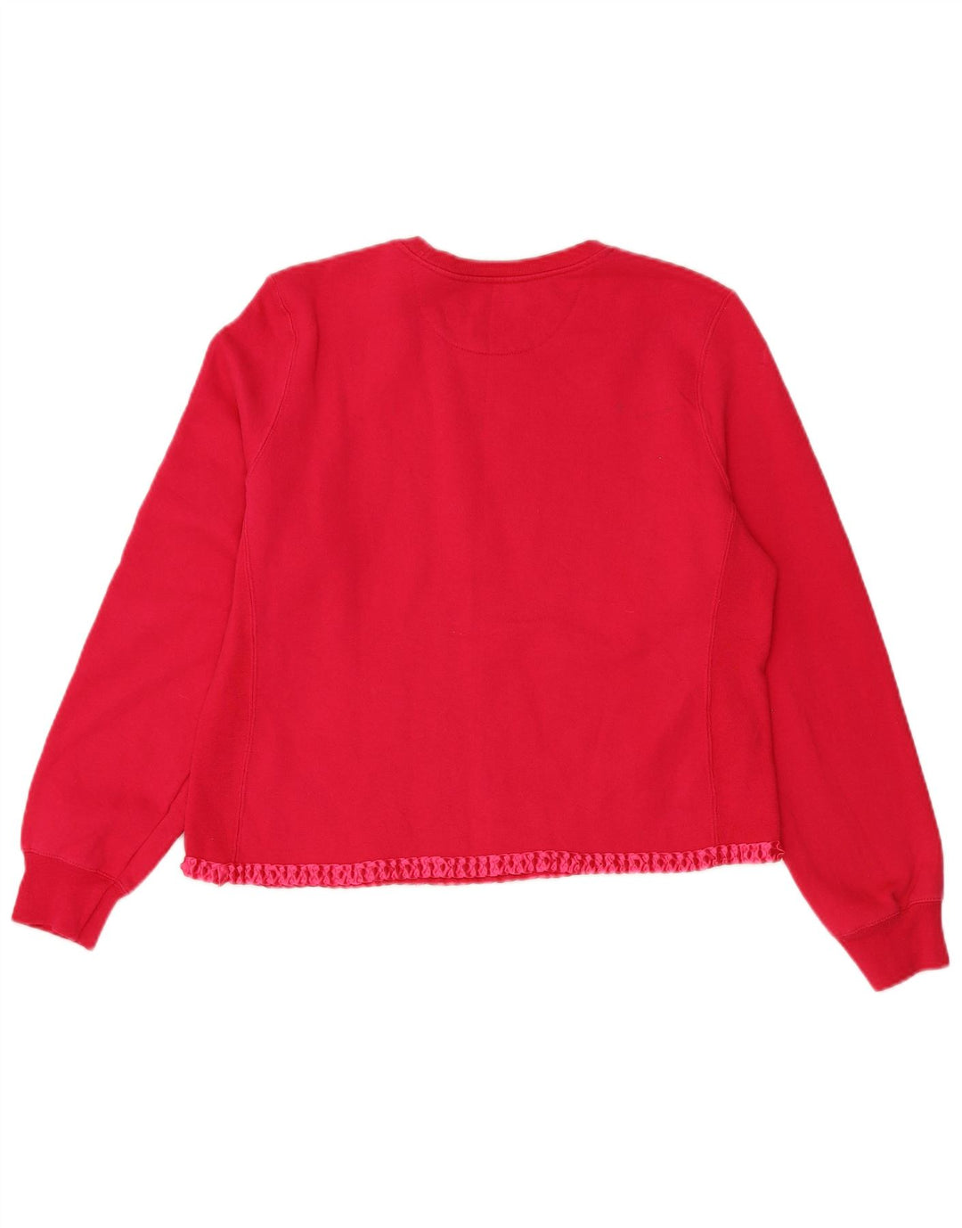 CHAMPION Suéter feminino cropped UK 16 grande rosa