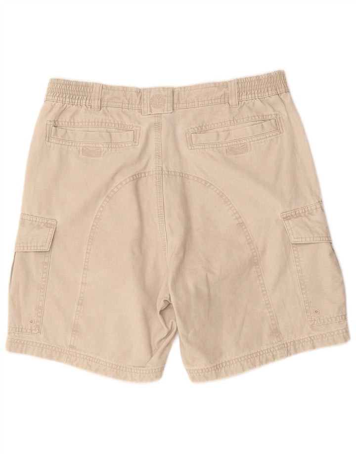 Shorts cargo masculino TIMBERLAND W34 grande algodão bege