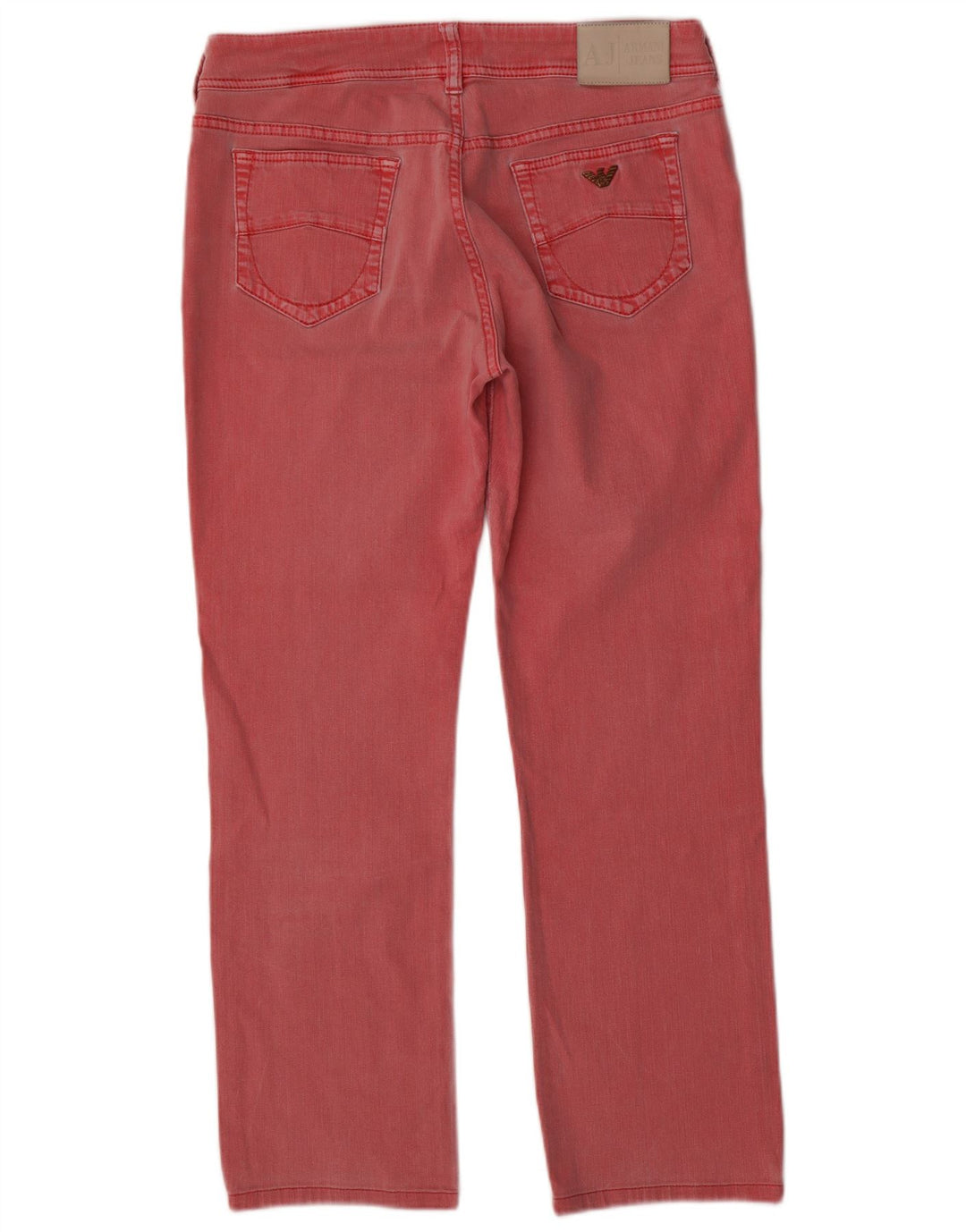 Jeans retos femininos Armani W31 L28 algodão rosa