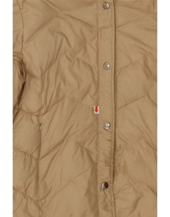 RIFLE Womens Padded Jacket UK 16 Large Beige Polyester Vintage Rifle and Second-Hand Rifle from Messina Hembry 