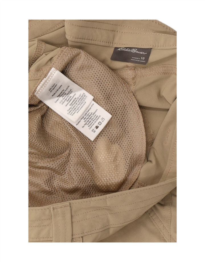 EDDIE BAUER Womens Straight Cargo Capri Trousers US 10 Large W34 L20 Beige Vintage Eddie Bauer and Second-Hand Eddie Bauer from Messina Hembry 