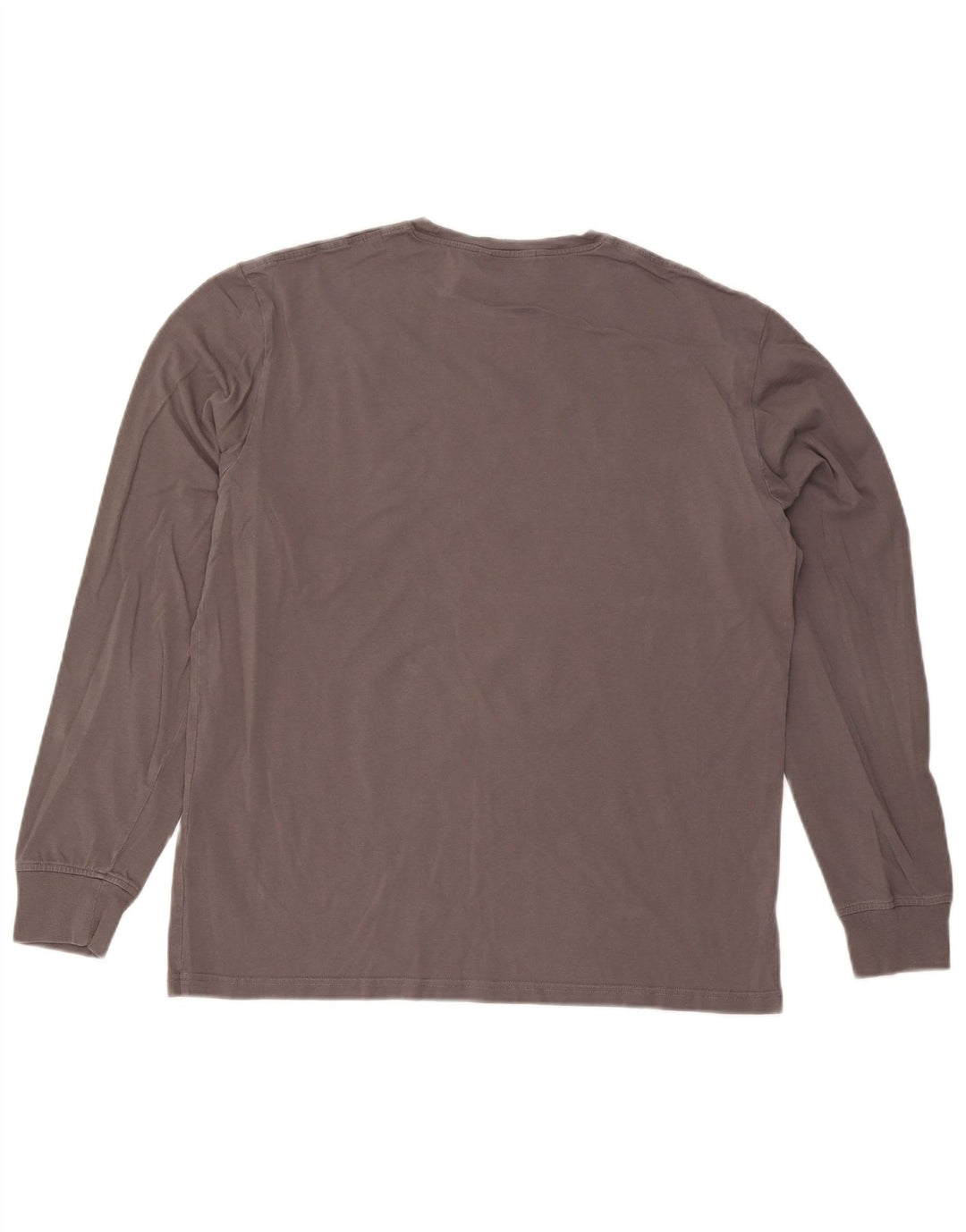 Top masculino Massimo Dutti manga comprida XL algodão cinza