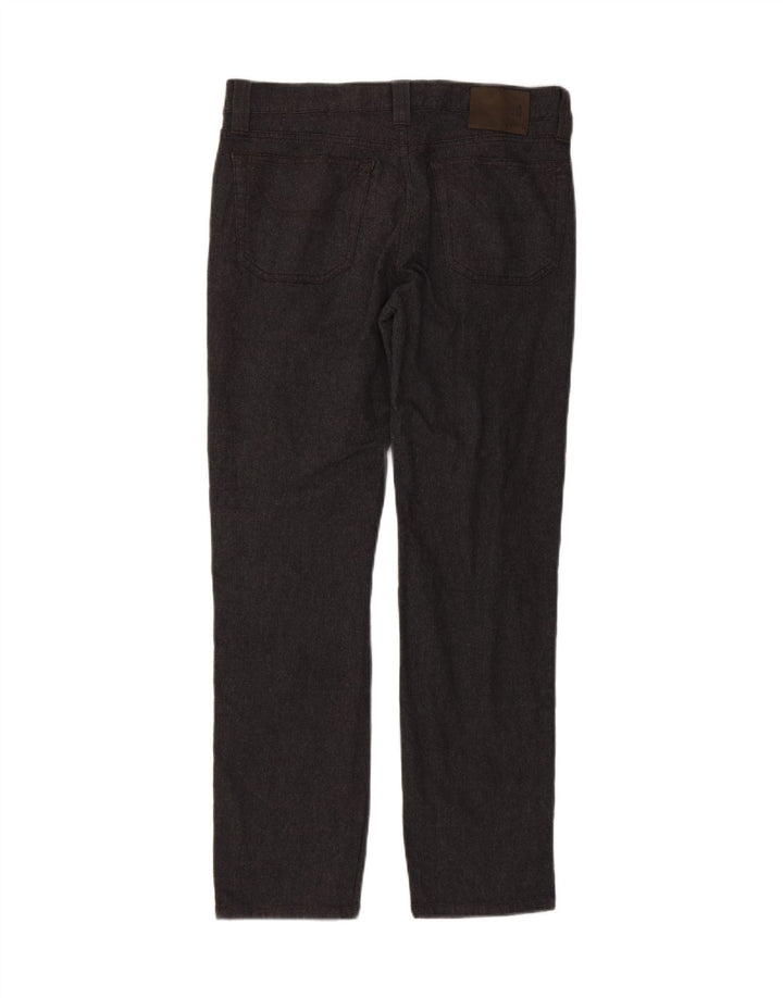 JECKERSON Womens Slim Casual Trousers W34 L29 Grey Cotton Vintage Jeckerson and Second-Hand Jeckerson from Messina Hembry 