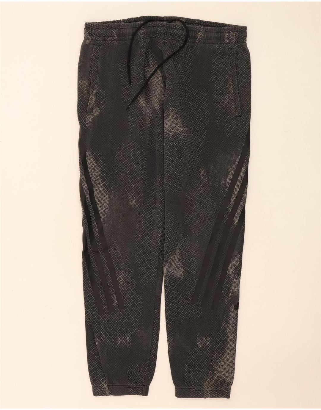 ADIDAS Mens Calças de treino Joggers Grande Cinza Camuflagem Poliéster