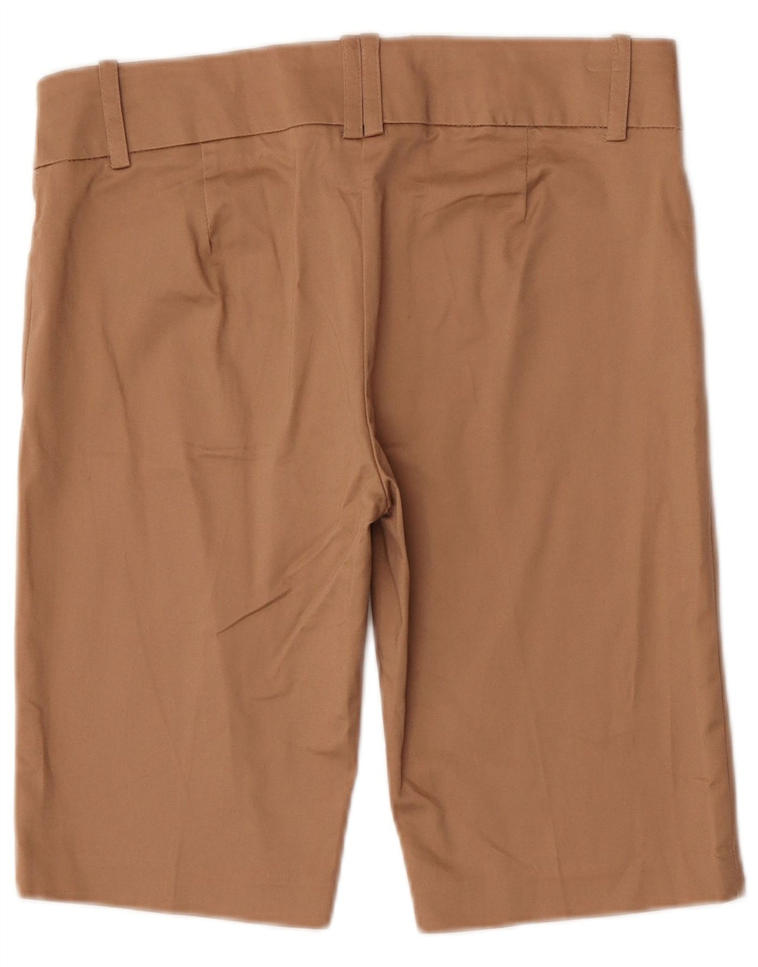 Shorts casual feminino Zara EU 40 médio W30 algodão marrom
