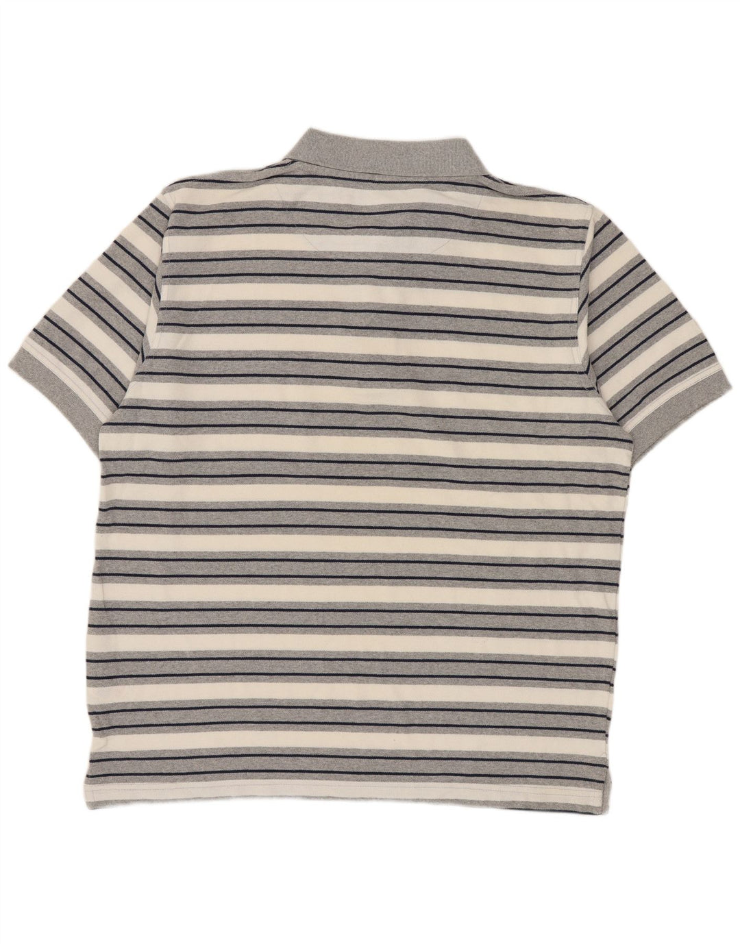 Camisa polo masculina Levi's 2XL algodão listrado cinza