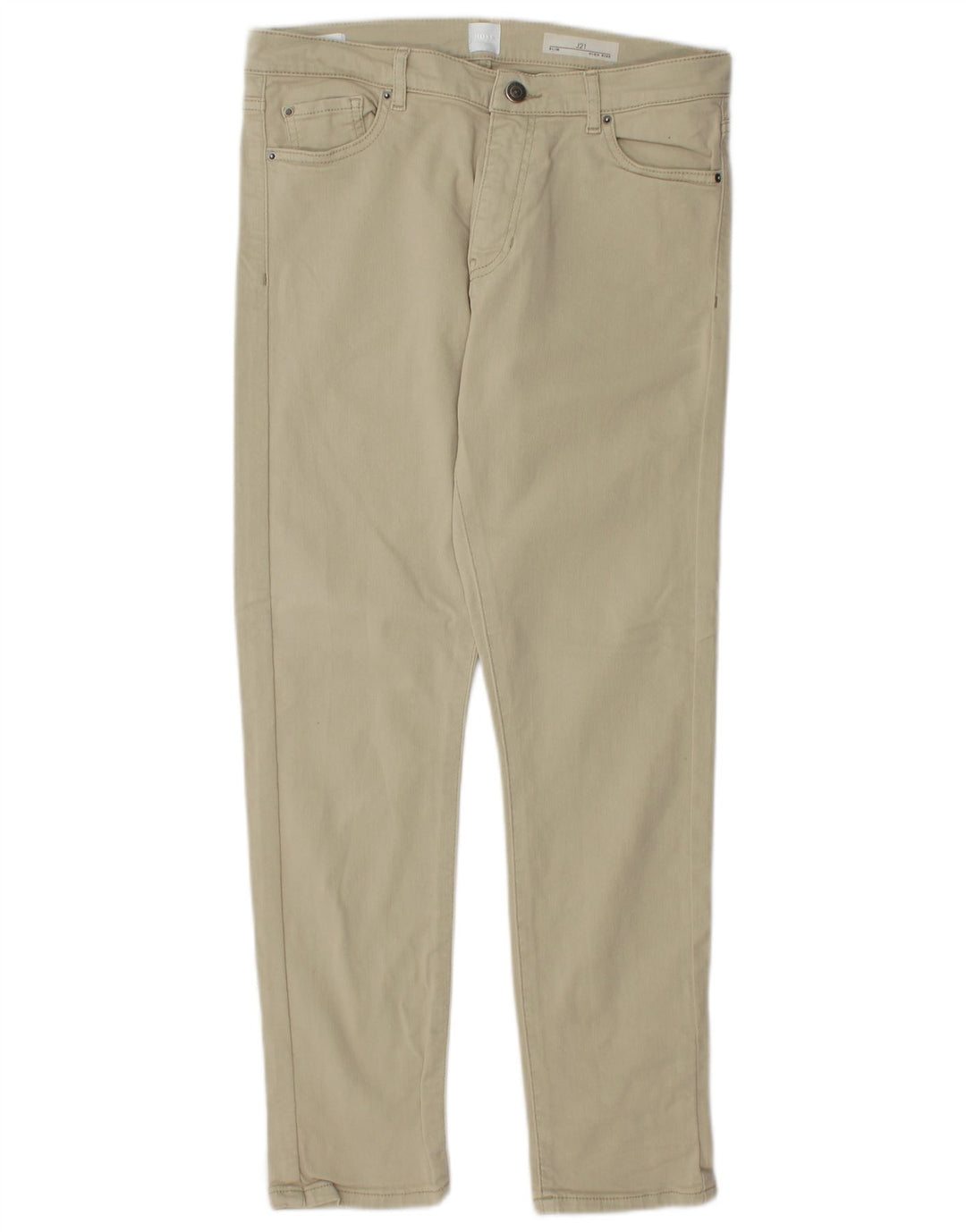 HUGO BOSS Jeans feminino cintura alta slim W29 L28 algodão verde