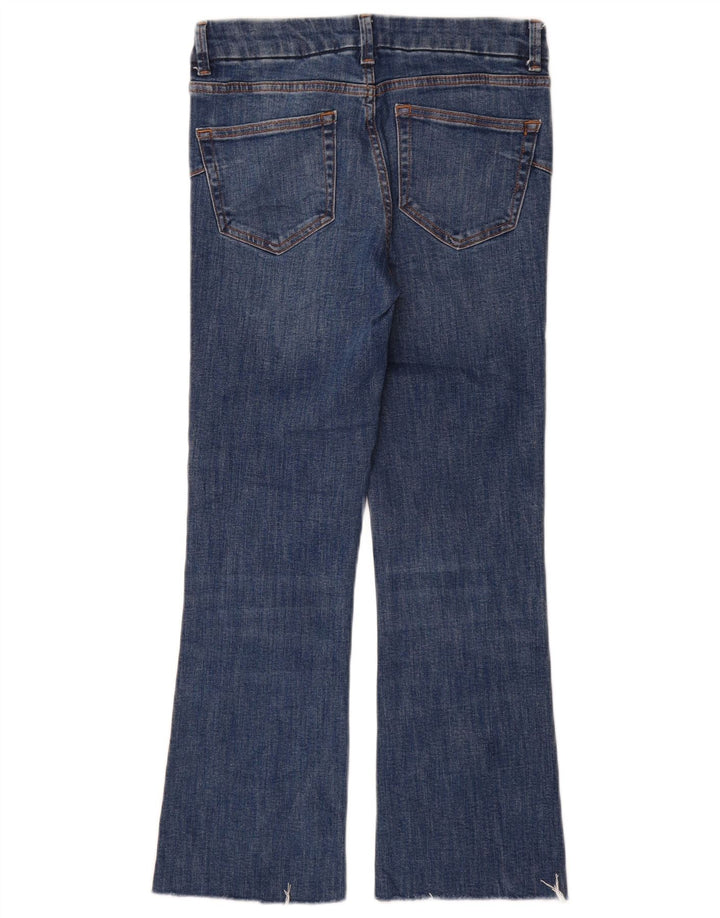Calça jeans feminina Zara Bootcut EU 36 XS W26 L28 azul