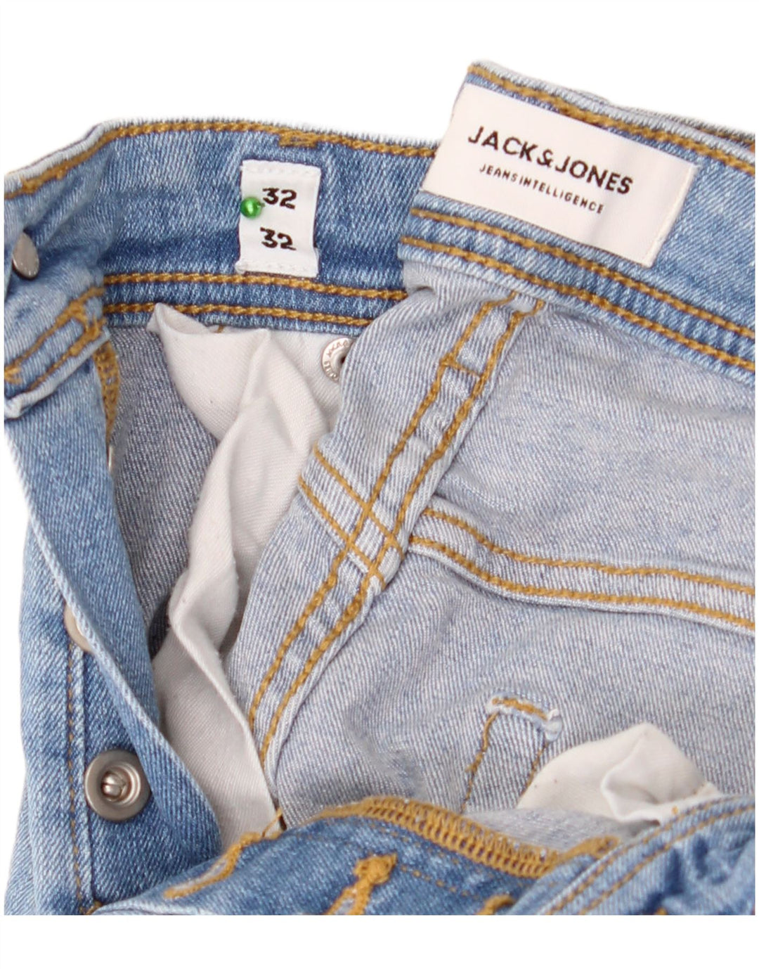 Jeans slim feminino Jack & Jones W32 L32 algodão azul