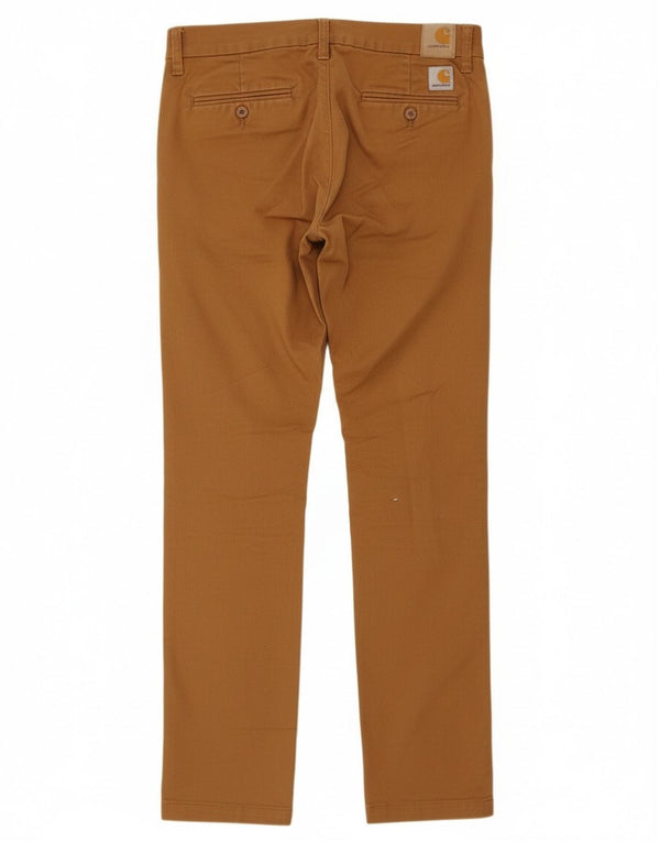 Calça Carhartt masculina Sid Slim Chino W29 L32 algodão bege