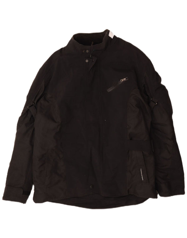 TUCANO URBANO Mens Racer Jacket UK 44 2XL Black Polyester