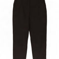 Calça cortada feminina Massimo Dutti EU 40 médio W30 L25 linho preto