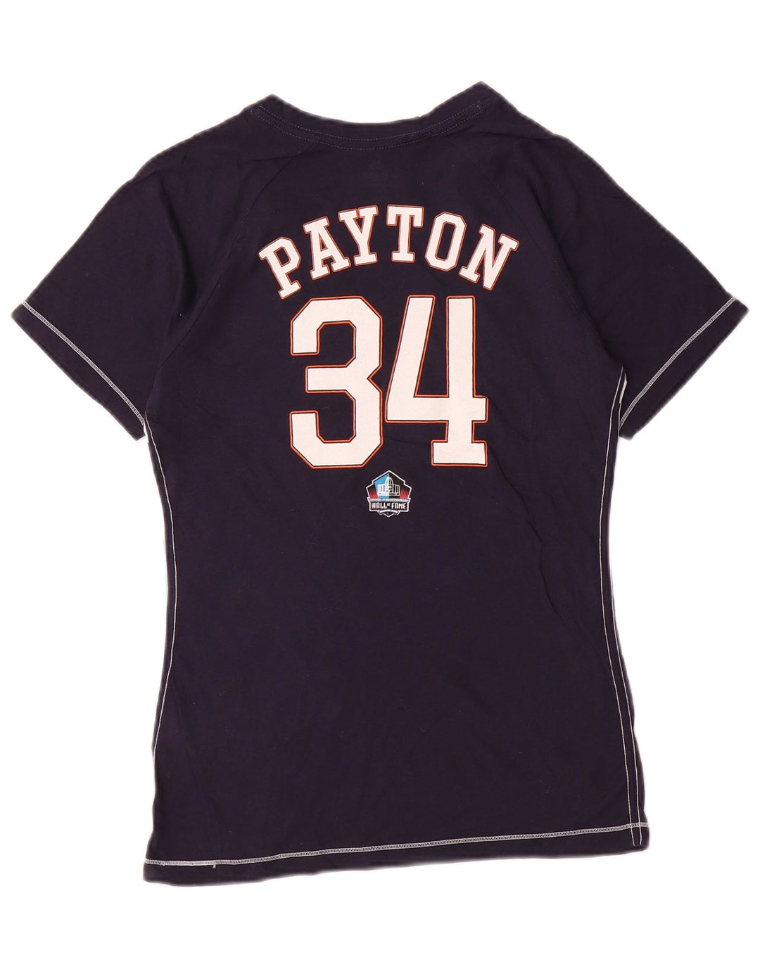 Camiseta feminina MAJESTIC Chicago Bears com estampa gráfica Reino Unido 10 pequena azul marinho