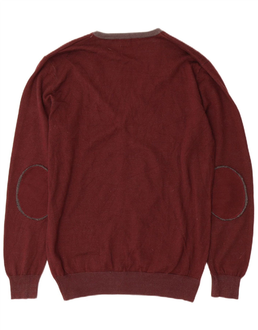 LIU JO Suéter cardigã masculino XL lã marrom