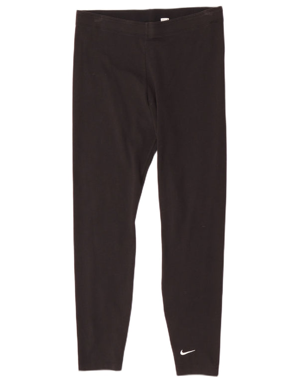 Leggings Nike Feminino UK 14 Grande Algodão Preto