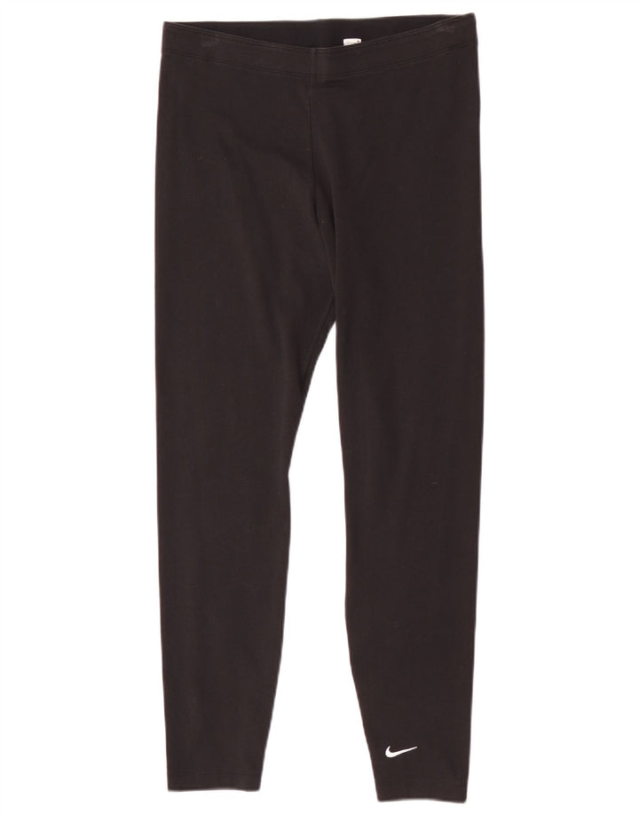 Leggings Nike Feminino UK 14 Grande Algodão Preto