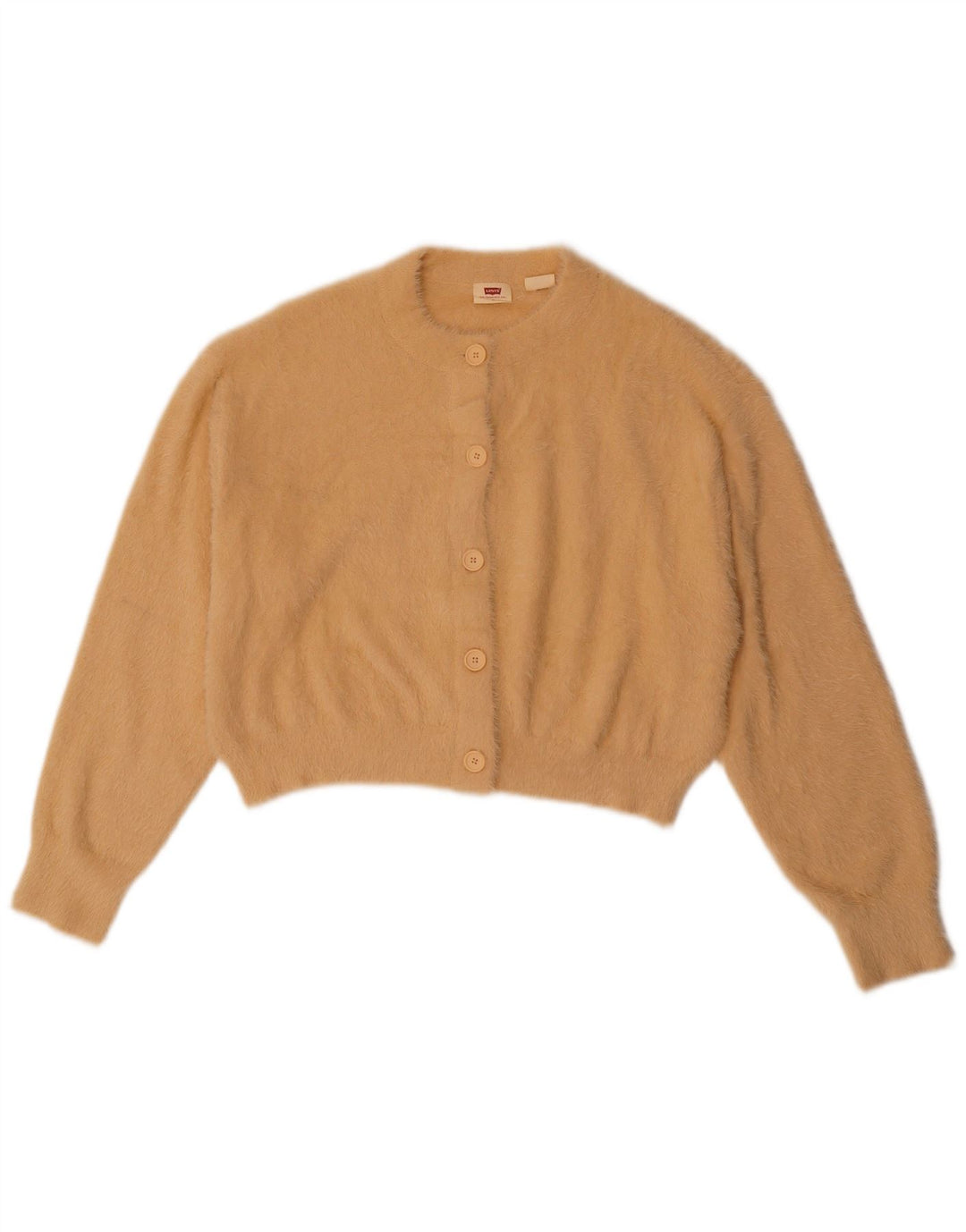Suéter cardigã feminino LEVI'S UK 14 poliamida bege médio