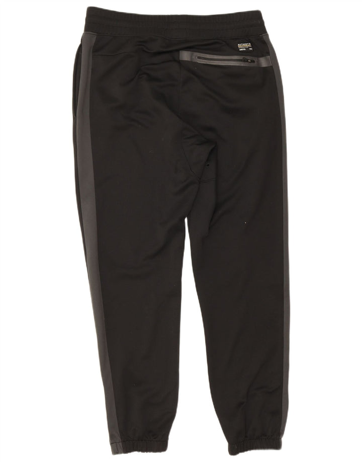 Calça de treino masculina Nike Joggers grande preto colorblock poliéster