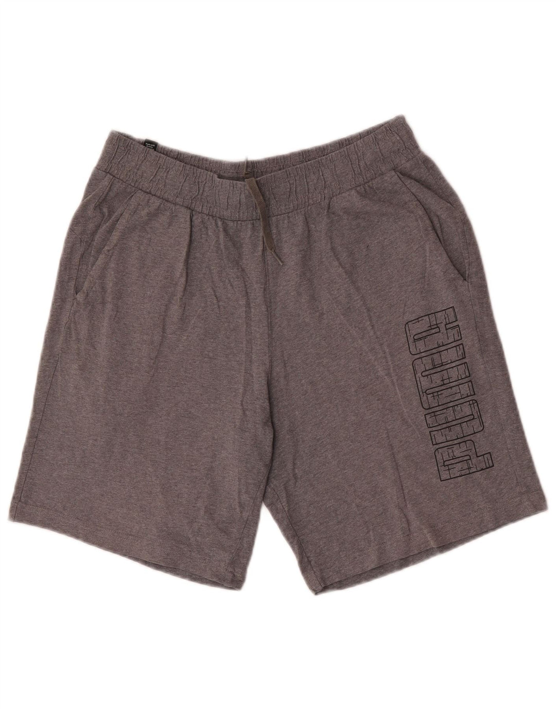 Shorts esportivos gráficos masculinos Puma médio cinza manchado
