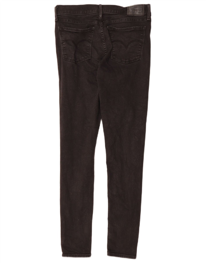 Levi's feminino 710 super skinny jeans w29 l28 algodão preto