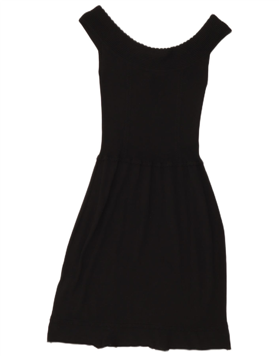Liu Jo vestido feminino ombro de fora IT 44 viscose preta média