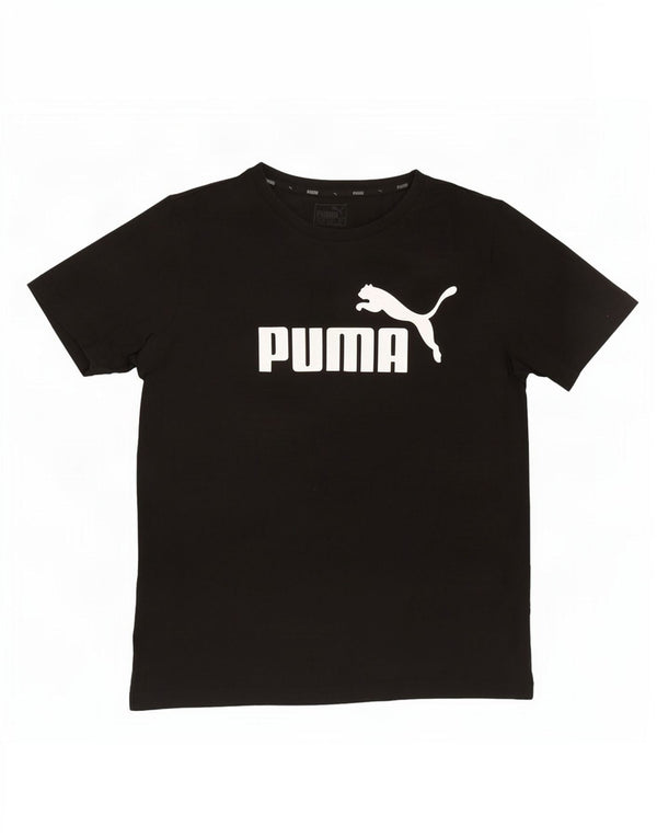 Puma Camiseta Masculina Graphic Top Médio Algodão Preto