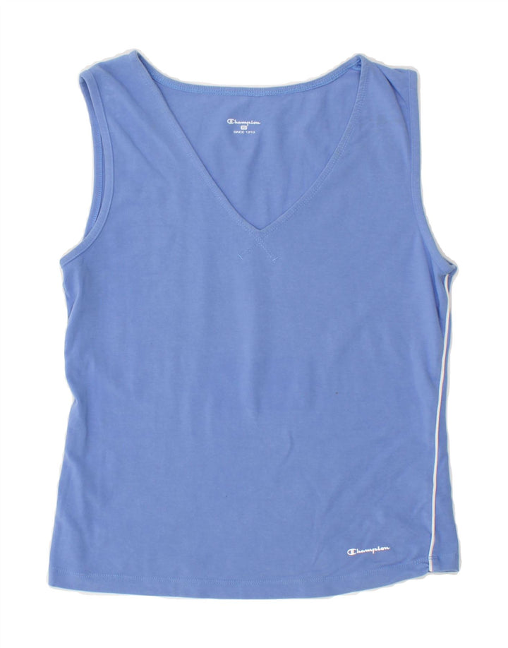 CHAMPION Girls Vest Top 13-14 Years XL Purple Vintage Champion and Second-Hand Champion from Messina Hembry 